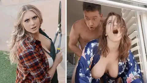 The gardener is flagellating out his humungous enormous jism-shotgun