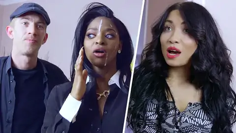 The dark-hued real estate agent is providing a FELLATE-JOB to a BWC